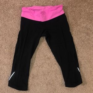 Lululemon cropped running tight